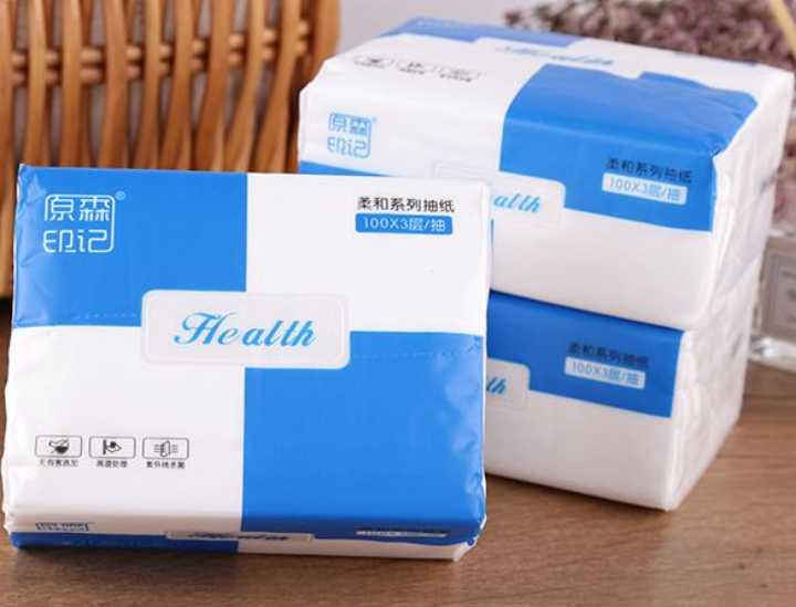 3 Ply Disposable Facial Tissue Paper